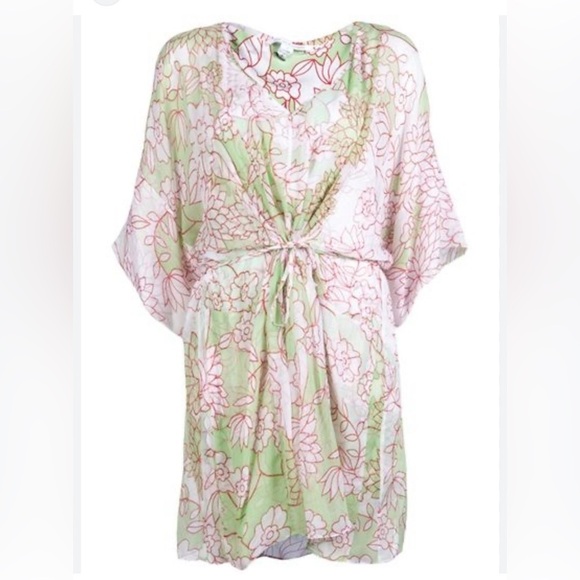 Diane Von Furstenberg Dresses & Skirts - DIANE VON FURSTENBERG Iniko Silk Floral Print Dress Size US 10